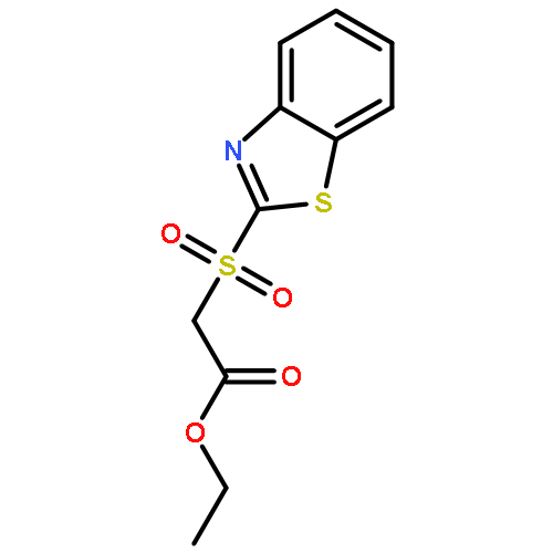 Acetic acid, (2-benzothiazolylsulfonyl)-, ethyl ester