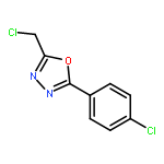 2-(Chloromethyl)-5-(4-chlorophenyl)-1,3,4-oxadiazole