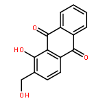 9,10-Anthracenedione,1-hydroxy-2-(hydroxymethyl)-