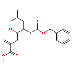 Octanoic acid,4-hydroxy-7-methyl-2-methylene-5-[[(phenylmethoxy)carbonyl]amino]-,methyl ester, (4S,5S)-