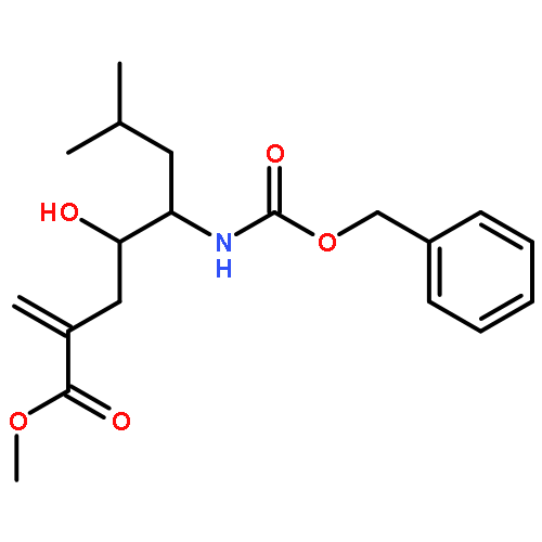 Octanoic acid,4-hydroxy-7-methyl-2-methylene-5-[[(phenylmethoxy)carbonyl]amino]-,methyl ester, (4S,5S)-