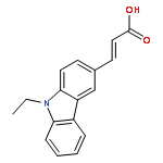 2-Propenoic acid,3-(9-ethyl-9H-carbazol-3-yl)-