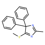 4H-Imidazole, 2-methyl-5-(methylthio)-4,4-diphenyl-