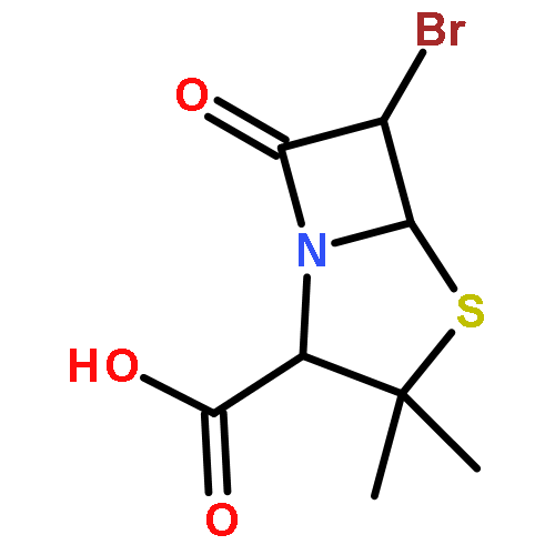 4-Thia-1-azabicyclo[3.2.0]heptane-2-carboxylicacid, 6-bromo-3,3-dimethyl-7-oxo-, (2S,5R,6S)-