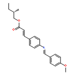 2-Propenoic acid,3-[4-[(E)-[(4-methoxyphenyl)methylene]amino]phenyl]-, (2S)-2-methylbutyl ester,(2E)-