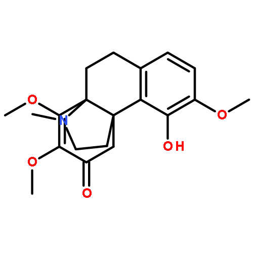 Hasubanan-6-one,7,8-didehydro-4-hydroxy-3,7,8-trimethoxy-17-methyl-