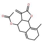 Cyclodeca[b]furan-2(3H)-one,4-(acetyloxy)-3a,4,5,8,9,11a-hexahydro-6,10-dimethyl-3-methylene-,(3aR,4R,6E,10E,11aR)-