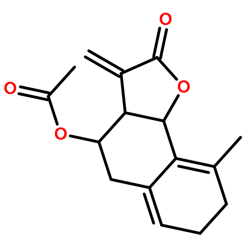 Cyclodeca[b]furan-2(3H)-one,4-(acetyloxy)-3a,4,5,8,9,11a-hexahydro-6,10-dimethyl-3-methylene-,(3aR,4R,6E,10E,11aR)-