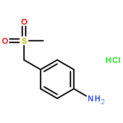 {4-[(Methylsulfonyl)methyl]phenyl}amine hydrochloride