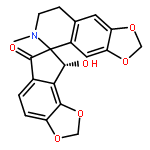 Spiro[1,3-dioxolo[4,5-g]isoquinoline-5(6H),7'-[7H]indeno[4,5-d][1,3]dioxol]-6'(8'H)-one,7,8-dihydro-8'-hydroxy-6-methyl-, (5S,8'R)-