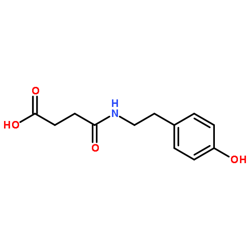 Butanoic acid, 4-[[2-(4-hydroxyphenyl)ethyl]amino]-4-oxo-