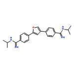 Benzenecarboximidamide, 4,4'-(2,4-furandiyl)bis[N-(1-methylethyl)-