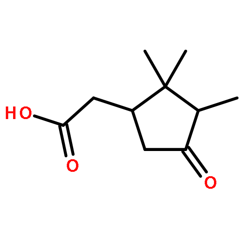 Cyclopentaneaceticacid, 2,2,3-trimethyl-4-oxo-, (1R,3S)-