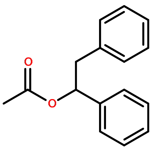 Benzeneethanol, a-phenyl-, 1-acetate