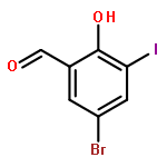 Benzaldehyde, 5-bromo-2-hydroxy-3-iodo-