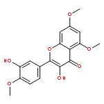 3-Hydroxy-2-(3-hydroxy-4-methoxy-phenyl)-5,7-dimethoxy-chromen-4-on