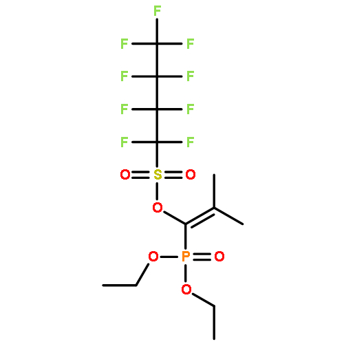 1-Butanesulfonic acid, 1,1,2,2,3,3,4,4,4-nonafluoro-,1-(diethoxyphosphinyl)-2-methyl-1-propenyl ester