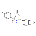 Benzenesulfonamide, N-[1-(1,3-benzodioxol-5-yl)-3-butenyl]-4-methyl-