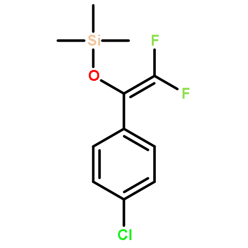 SILANE, [[1-(4-CHLOROPHENYL)-2,2-DIFLUOROETHENYL]OXY]TRIMETHYL-