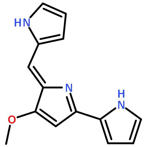 1H-Pyrrole,2-[3-methoxy-2-(1H-pyrrol-2-ylmethylene)-2H-pyrrol-5-yl]-