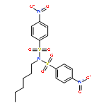 N-hexyl-4-nitro-N-[(4-nitrophenyl)sulfonyl]benzenesulfonamide