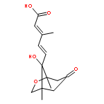 (2Z,4E)-5-[(1R,5R,8S)-8-hydroxy-1,5-dimethyl-3-oxo-6-oxabicyclo[3.2.1]oct-8-yl]-3-methylpenta-2,4-dienoic acid