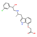 Acetic acid,2-[[3-[(2R)-2-[[(2R)-2-(3-chlorophenyl)-2-hydroxyethyl]amino]propyl]-1H-indol-7-yl]oxy]-