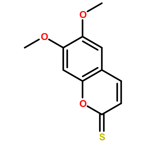 2H-1-Benzopyran-2-thione, 6,7-dimethoxy-