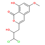 1H-2-Benzopyran-1-one,3-[(2R)-3,3-dichloro-2-hydroxypropyl]-8-hydroxy-6-methoxy-