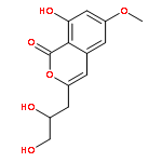 1H-2-Benzopyran-1-one,3-[(2R)-2,3-dihydroxypropyl]-8-hydroxy-6-methoxy-