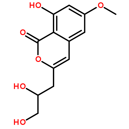 1H-2-Benzopyran-1-one,3-[(2R)-2,3-dihydroxypropyl]-8-hydroxy-6-methoxy-