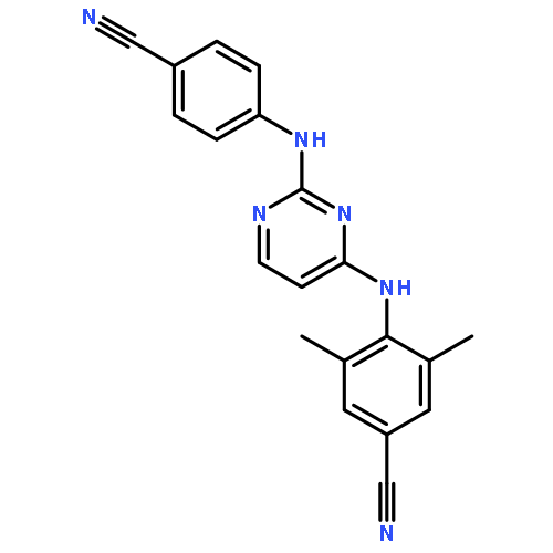 Benzonitrile,4-[[2-[(4-cyanophenyl)amino]-4-pyrimidinyl]amino]-3,5-dimethyl-