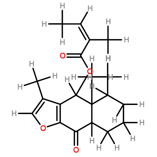 6beta-10alphaH-Angeloyl-6-Hydroxyfuranoeremophilan-9-one