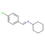 Cyclohexanamine, N-[(4-chlorophenyl)methylene]-