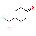 Cyclohexanone, 4-(dichloromethyl)-4-methyl-