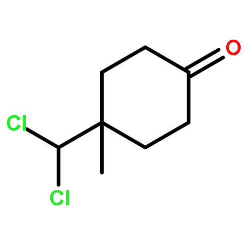 Cyclohexanone, 4-(dichloromethyl)-4-methyl-