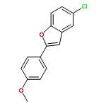 Benzofuran, 5-chloro-2-(4-methoxyphenyl)-