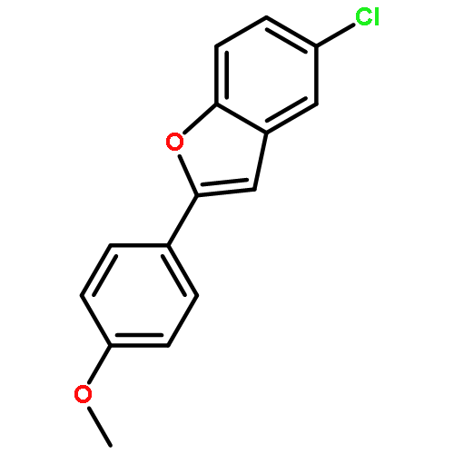 Benzofuran, 5-chloro-2-(4-methoxyphenyl)-