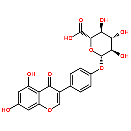 Genistein 4’-β-D-Glucuronide