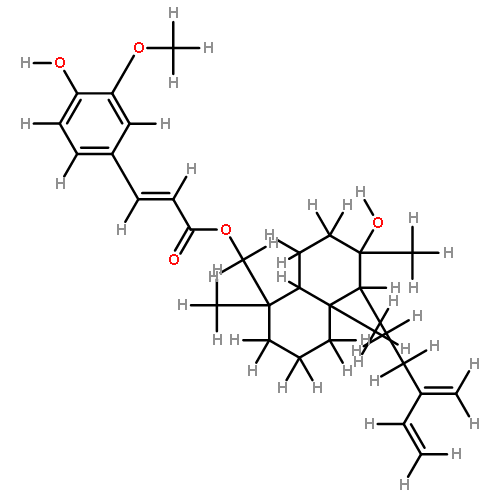 8alpha-hydroxylabda-13(16),14-dien-19-yl (E)-ferulate