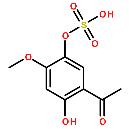 Ethanone, 1-[2-hydroxy-4-methoxy-5-(sulfooxy)phenyl]-