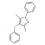 3,5-Dimethyl-1-phenyl-4-phenylsulfanyl-1H-pyrazole