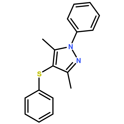 3,5-Dimethyl-1-phenyl-4-phenylsulfanyl-1H-pyrazole