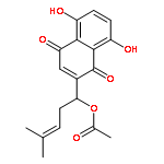 (R)-1-(5,8-Dihydroxy-1,4-dioxo-1,4-dihydronaphthalen-2-yl)-4-methylpent-3-en-1-yl acetate