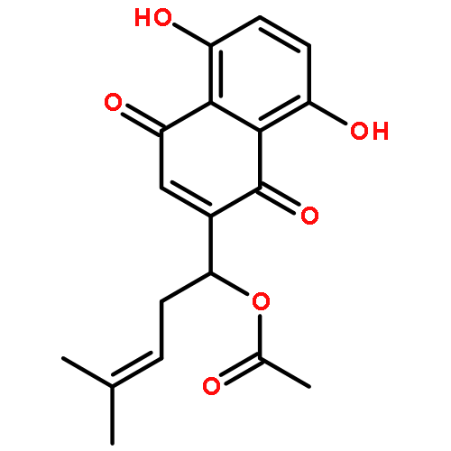 (R)-1-(5,8-Dihydroxy-1,4-dioxo-1,4-dihydronaphthalen-2-yl)-4-methylpent-3-en-1-yl acetate