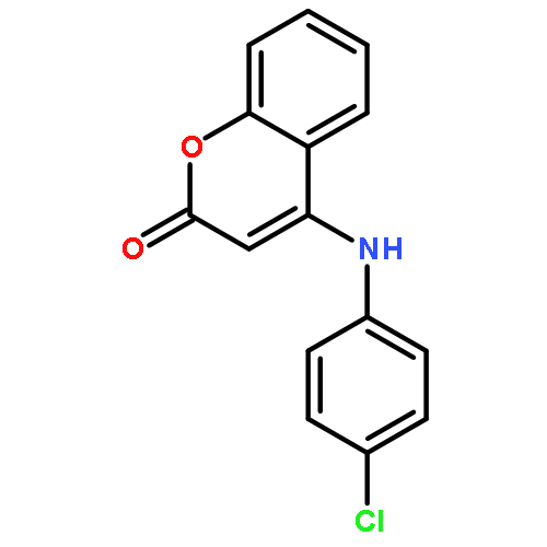 4-((4-Chlorophenyl)amino)-2H-chromen-2-one