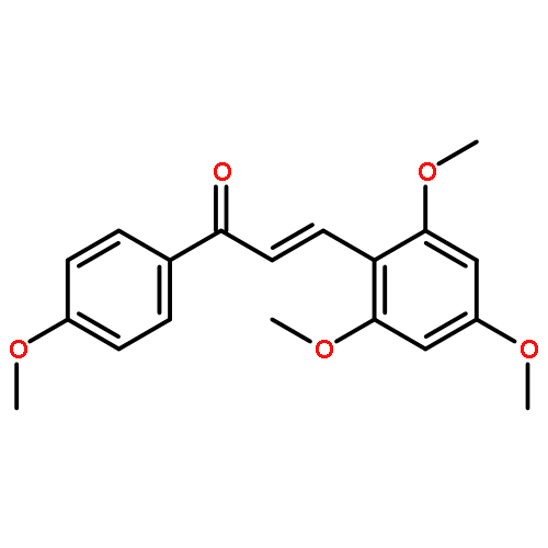 2-Propen-1-one, 1-(4-methoxyphenyl)-3-(2,4,6-trimethoxyphenyl)-, (2E)-