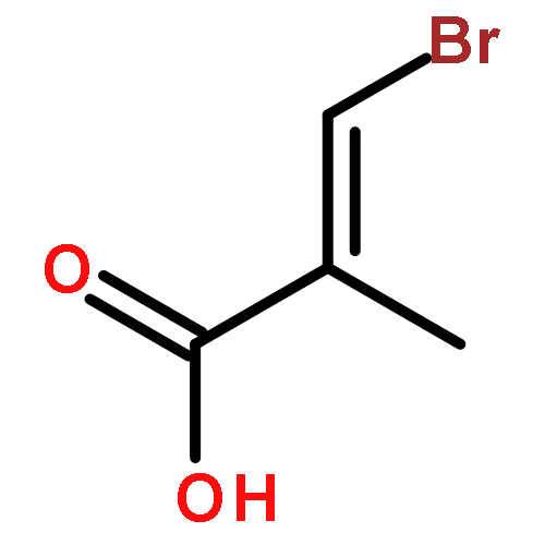 2-Propenoic acid, 3-bromo-2-methyl-, (E)-