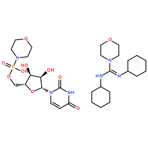 URIDINE 5MONOPHOSPHOMORPHOLIDATE 4-MORPHOLINE-N,NDICYCLOHEXYLCARBOXAMIDINE SALT