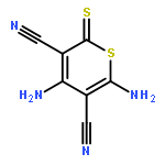 2H-Thiopyran-3,5-dicarbonitrile, 4,6-diamino-2-thioxo-